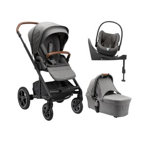 Nuna Mixx Next (Cloud T) 5 Piece Travel System Bundle - Granite