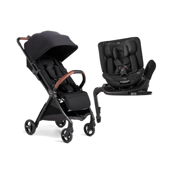 Silver Cross Jet 3 & Motion All Size Car Seat Bundle - Black/Spa