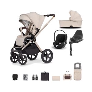 Venicci Tinum Upline (Cloud T) Travel System Bundle - Stone Beig