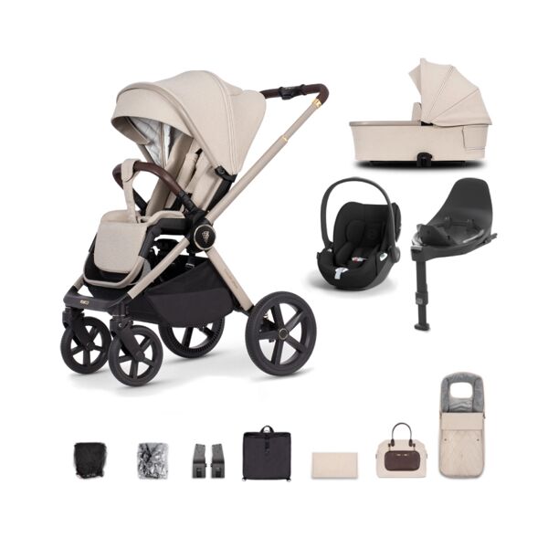 Venicci Tinum Upline (Cloud T) Travel System Bundle - Stone Beig