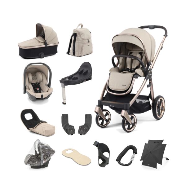 BabyStyle Oyster 3 Champagne Chassis 12 Piece Ultimate Travel Sy