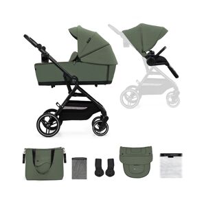 Kinderkraft Yoxi 2 in 1 Pram System - Mystic Green