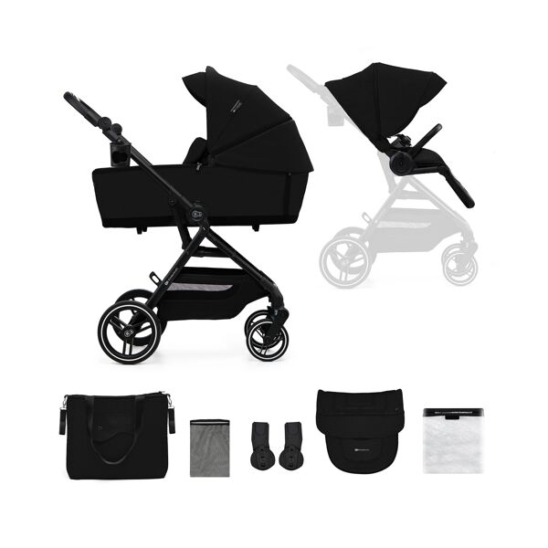 Kinderkraft Yoxi 2 in 1 Pram System - Pure Black
