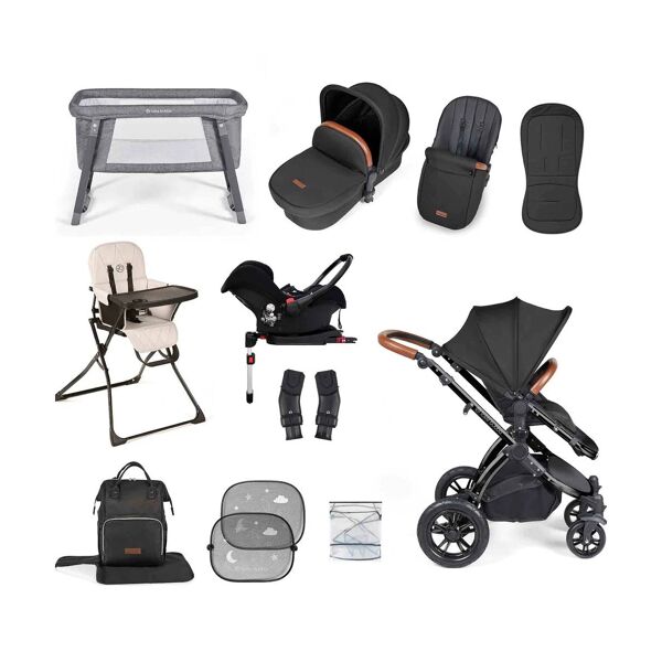 Ickle Bubba Stomp Luxe 15 Piece Travel & Home Bundle - Black Fra