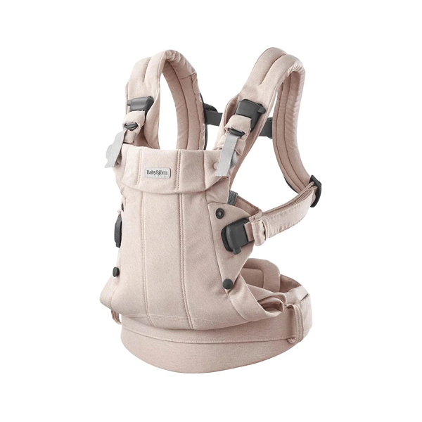 BabyBjörn Harmony Woven Baby Carrier - Mélange Pink (New 2025)