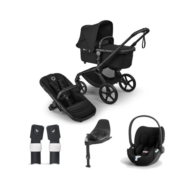 Bugaboo Fox 5 Renew (Cybex Cloud T) Travel System Bundle - Black