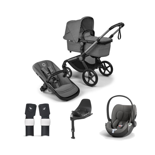 Bugaboo Fox 5 Renew (Cybex Cloud T) Travel System Bundle - Graph
