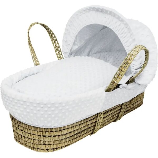 Kinder Valley Palm Moses Basket-Dimple White