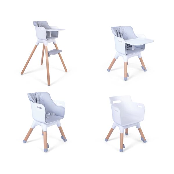 Red Kite Feed Me Kombo Highchair - White/Grey