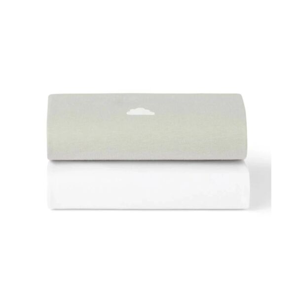 Snuz Pack of 2 Crib Sheets - Grey Cloud