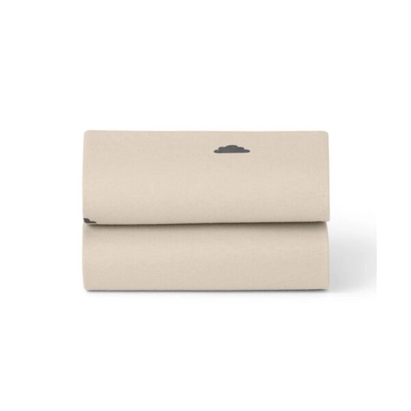 Snuz Pack of 2 Crib Sheets - Sand Cloud