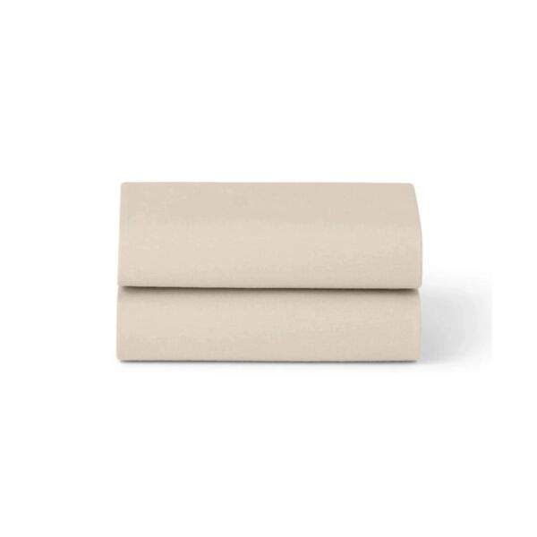 Snuz Pack of 2 Crib Sheets - Sand
