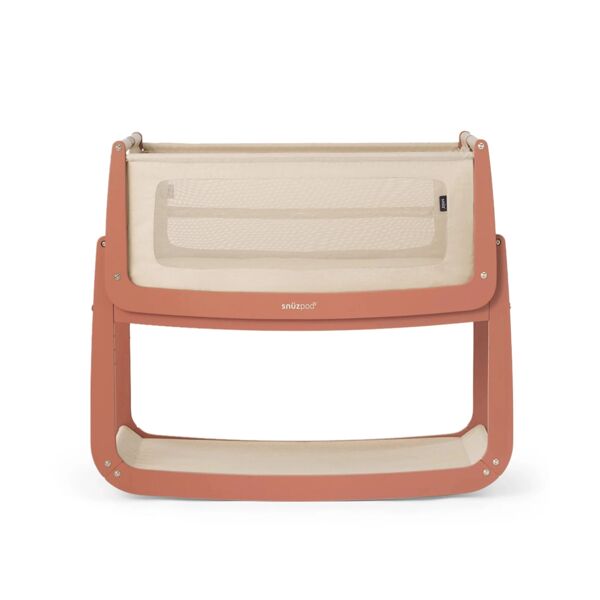 SnuzPod5 Bedside Crib with Mattress - Terracotta