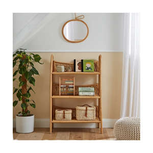 CuddleCo Aria 3 Tier Rattan Shelving Unit - Rattan