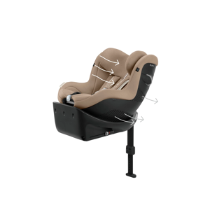Cybex Sirona Gi Plus 360 i-Size Toddler Car Seat - Almond Beige
