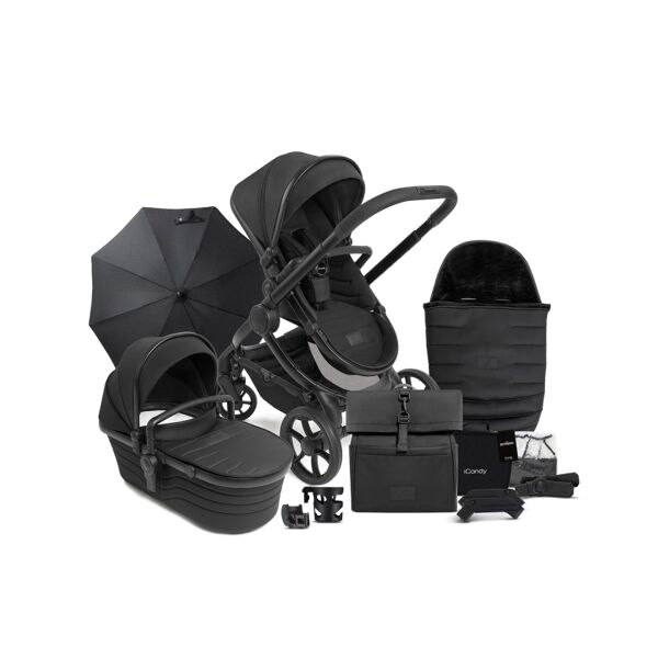 iCandy Peach 7 Studio Complete Bundle - Ultra Matt Black/Zenith
