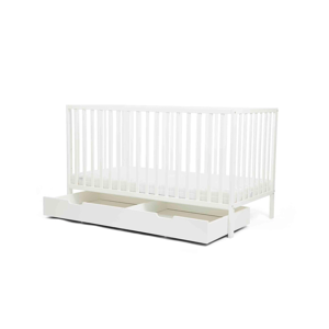 Ickle Bubba Hartley Classic Cot & Under Drawer - White