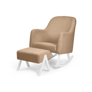 Ickle Bubba Roxby Nursery Chair and Stool - Mocha