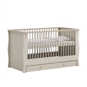 Little Acorn Celeste Cotbed with Underdrawer - Cashmere & Grey A