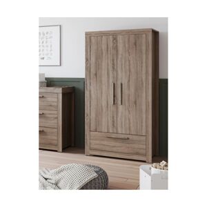 Little Acorn Ellesmere Double Door Wardrobe - Truffle Oak