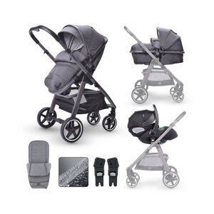 miniuno Toura Go Travel System with Lie Flat i-Size Carseat - An
