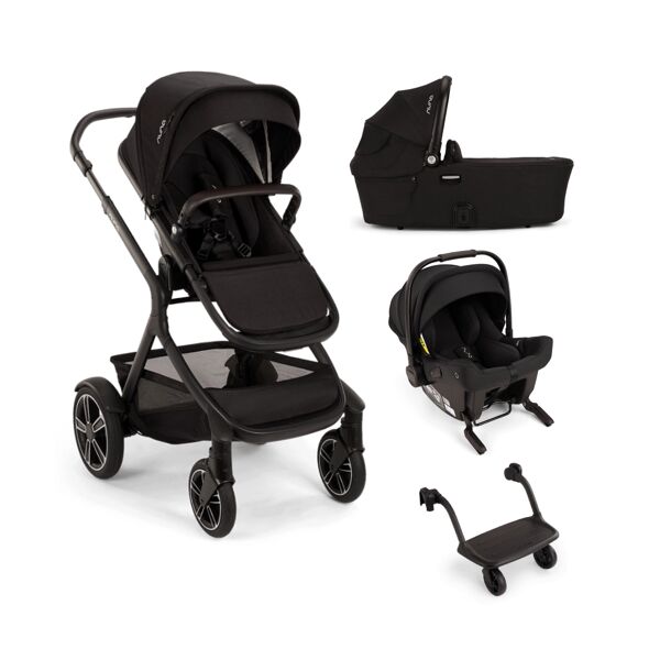 Nuna DEMI Next PIPA Urbn Car Seat Travel System Bundle - Caviar