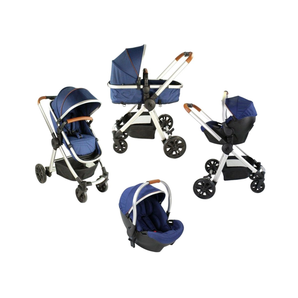 Red Kite Push Me Fushion Pushchair Bundle - Navy