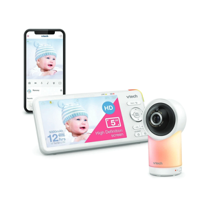 VTech RM5766HD 5 LCD Screen Smart Video Baby Monitor – White