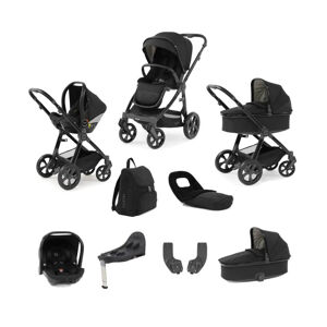 BabyStyle Oyster 3 Gloss Black Chassis Edition Luxury 7 Piece Bu