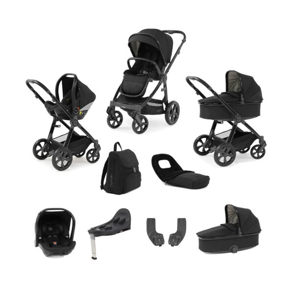 BabyStyle Oyster 3 Gloss Black Chassis Edition Luxury 7 Piece Bu