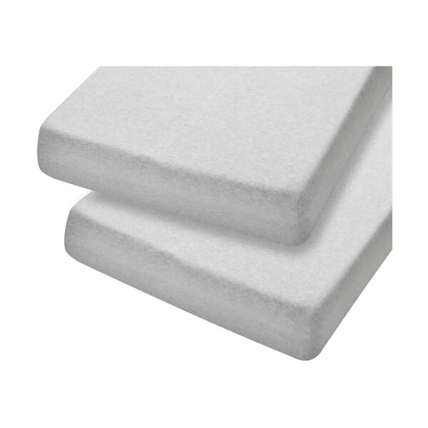 ClevaMama Pack of 2 Jersey Cotton One Size Cot&Cot Bed Fitted Sh
