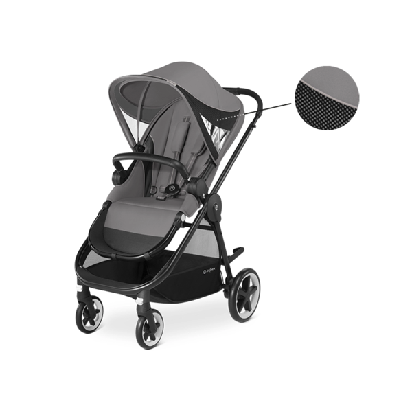 Cybex Gold Iris M-Air Stroller - Moon Dust/Dark Grey