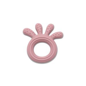 Lorelli OCTOPUS Silicone Teether - Natural Deep Pink