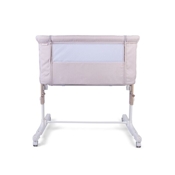 Red Kite Rockabye Bedside Crib - Oatmeal