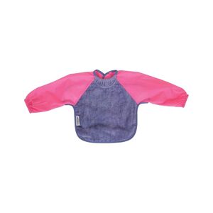 Silly Billyz Long Sleeve Fleece Bib - Lilac/Cerise