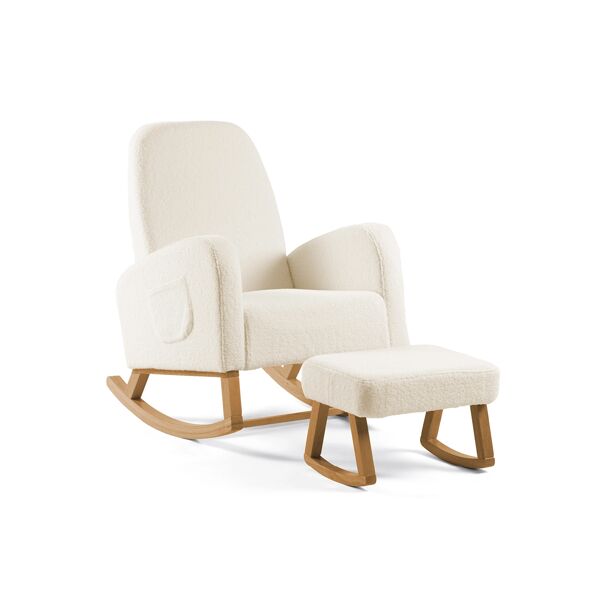 Amana Aura Nursing Chair & Stool - Dune/Yobina