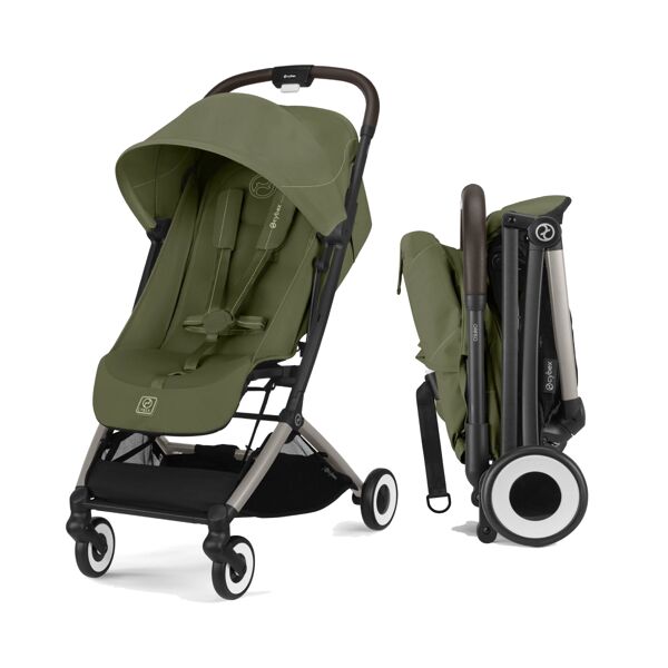 Cybex Orfeo Stroller - Moss Green/Taupe Frame