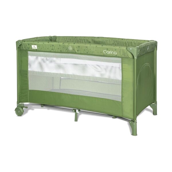 Lorelli Carina 2 Layers Baby Cot - Green Stars