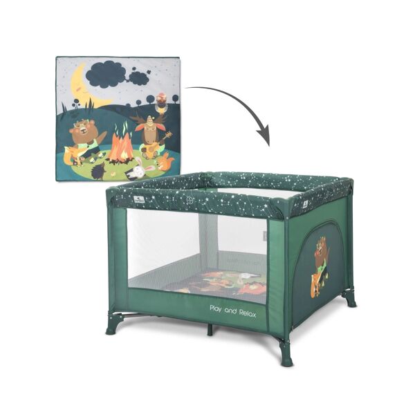Lorelli Play N Relax Playpen - Green Night