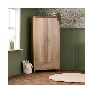 Obaby Nika Double Wardrobe - Oak