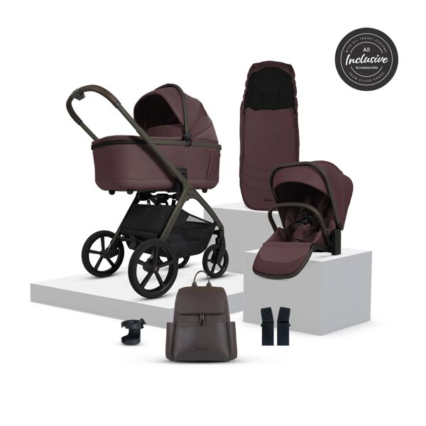 Silver Cross Cove Pushchiar & Accessory Bundle - Damson