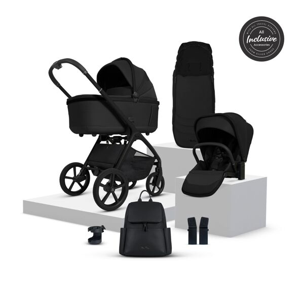 Silver Cross Cove Pushchiar & Accessory Bundle - Onyx