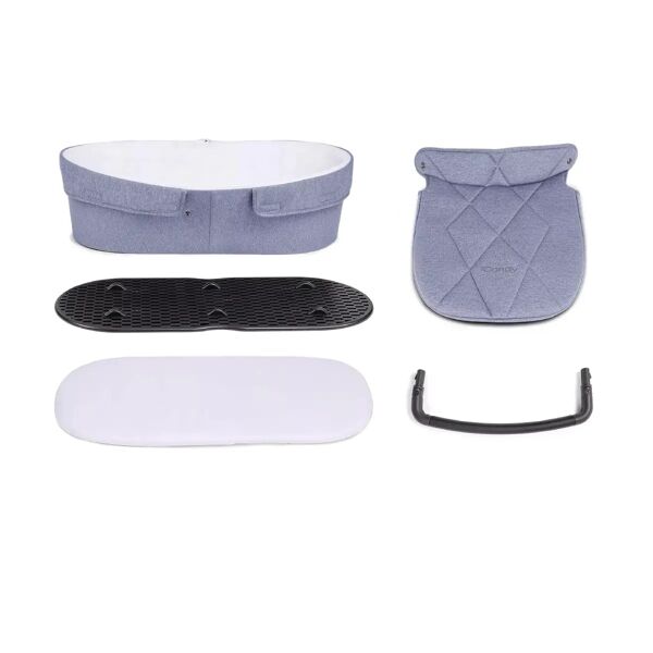 iCandy Orange Second Carrycot Fabric - Mist Blue Marl (CL)