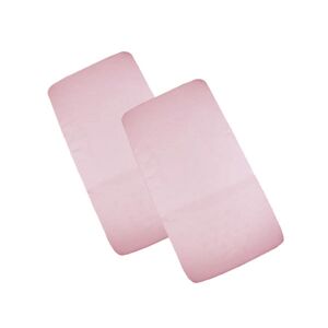 Kiddies Kingdom Deluxe 2 Pack Crib Fitted Sheets-Pink