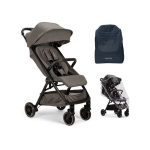 Nuna TRVL Stroller + Travel Bag + Raincover - Granite