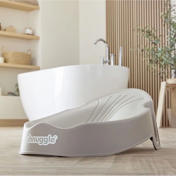 Shnuggle Newborn Baby Bath Support - Taupe