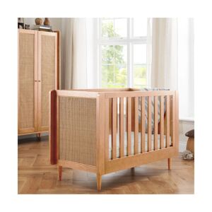 Tutti Bambini Japandi Mini Cot Bed - Light Oak